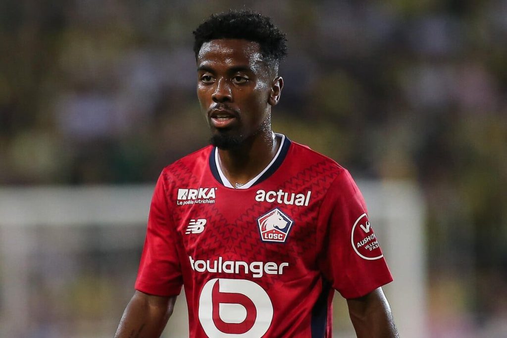 Angel Gomes em jogo do Lille